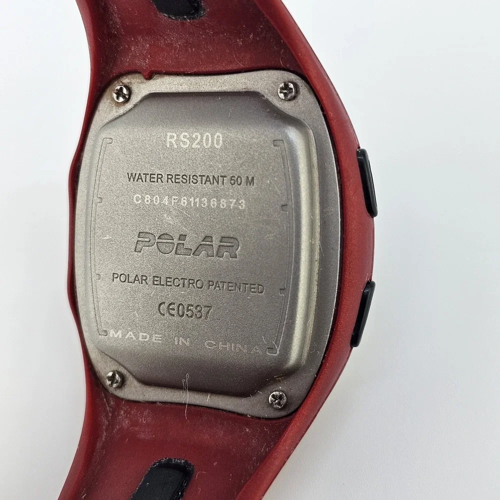 Polar RS 200 Heart Rate Monitor Fitness Activity Tracker Unisex Watch NewBattery